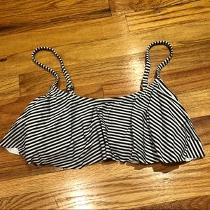 STRIPED BIKINI TOP